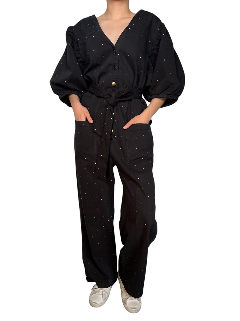 Enterito Denim Con Aplicaciones