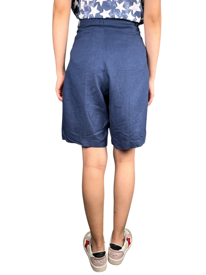 Short Bermuda Lino Azul