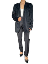Pantalón Gris Estilo Velvet