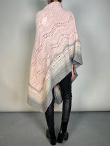 Poncho Baby Alpaca Y Seda