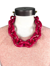 Collar Eslabón Magenta