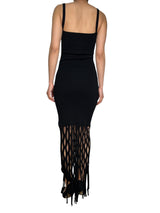Vestido Tejido Flecos