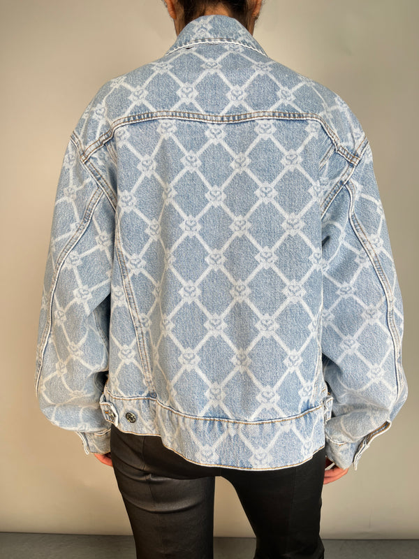 Chaqueta Denim Estampada
