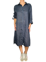 Vestido Camisero Lino
