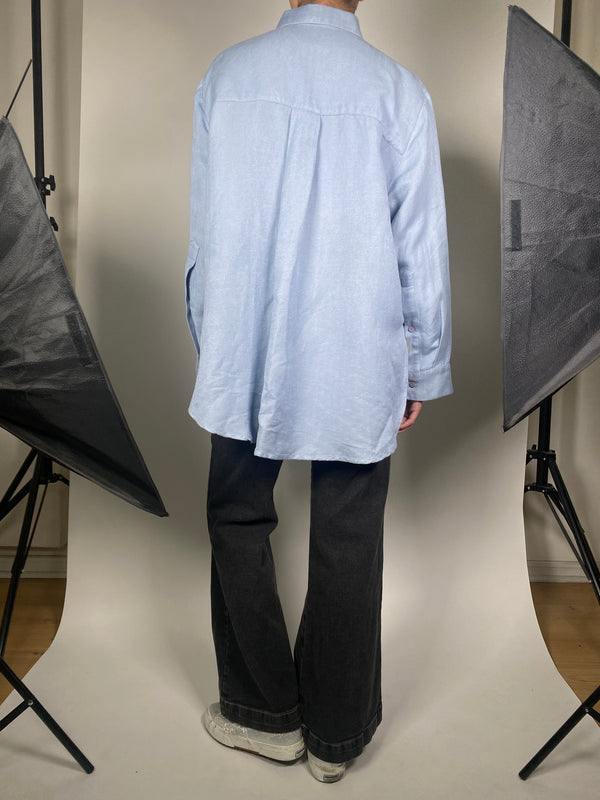 Camisa Lino Azul