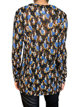 Polera Tejida Estampada