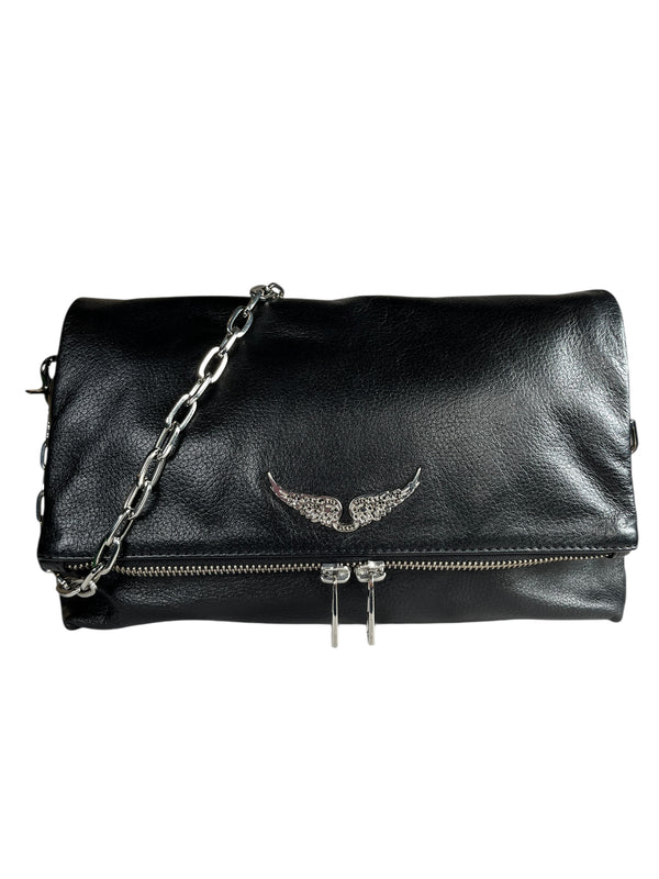 Bandolera Cuero Negra