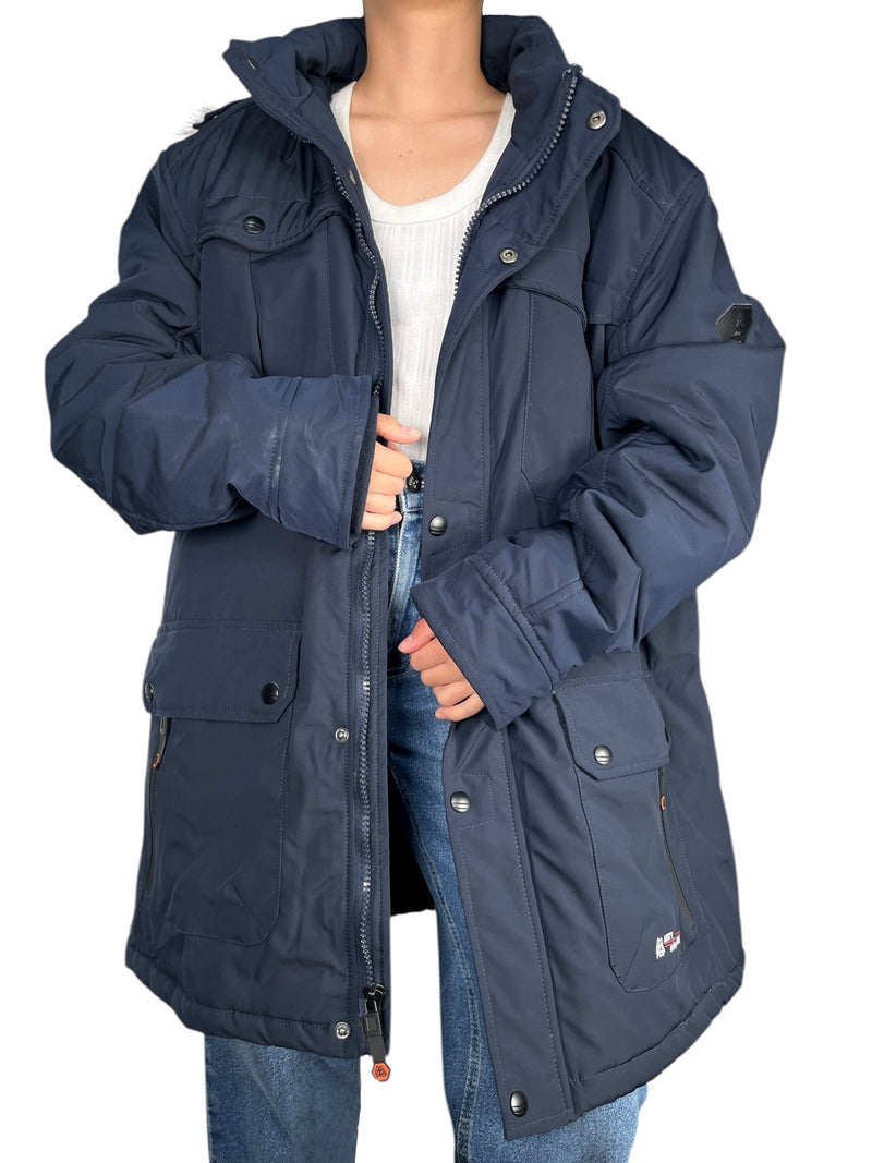 Parka Azul PLUS SIZE