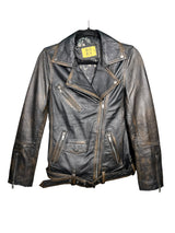 Chaqueta Tipo Biker Cuero
