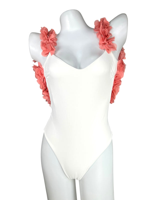 Traje de Baño entero flores