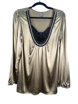 Blusa Pedrería Seda