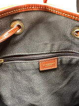 Cartera Check Bucket Bag