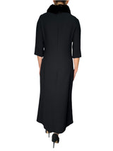 Vestido Cuello Piel