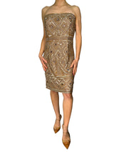 Vestido Strapless Lentejuelas