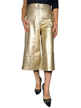 Pantalón Cuero Dorado