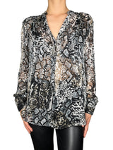 Blusa Traslucida Viscosa y Seda