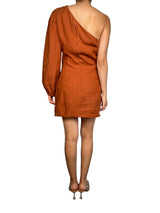 Vestido Lino Asimétrico