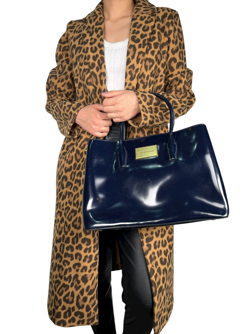 Bolso Ecocuero Azul