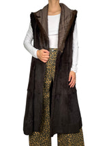 Trench Con Forro de Piel Desmontable