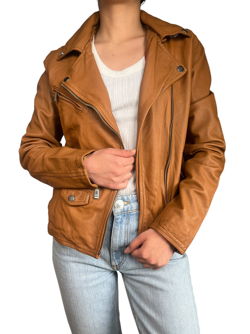 Chaqueta Biker Cuero 