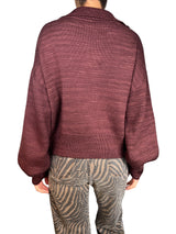 Sweater Hand-Dyed Lana Merino Vino
