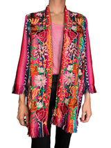 Kimono Multicolor Flower