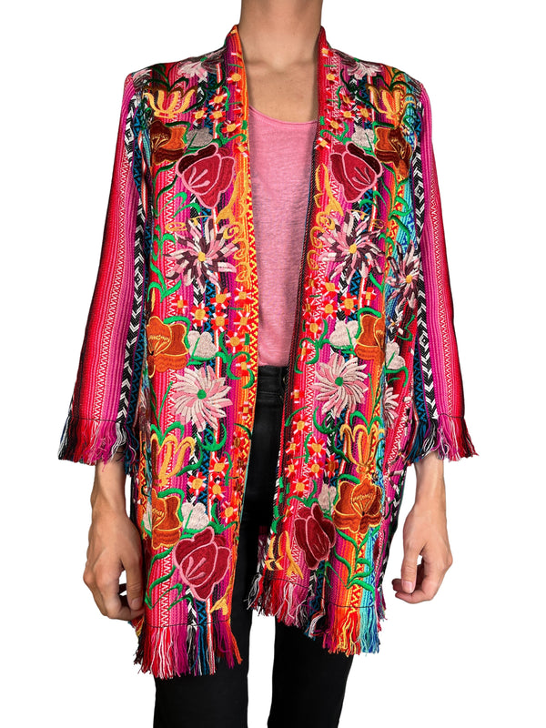 Kimono Multicolor Flower