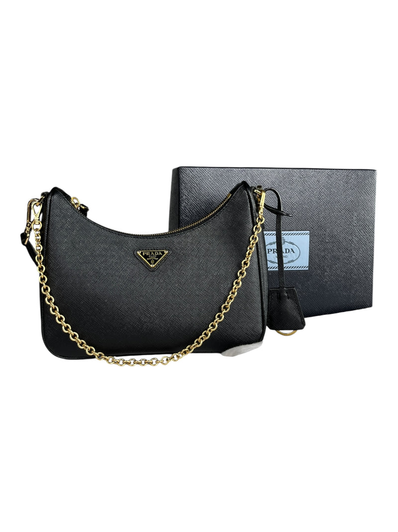 Cartera Negra Cuero
