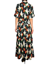 Vestido Trench Pájaros