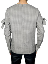 Blusa Estampado Pied de Poule