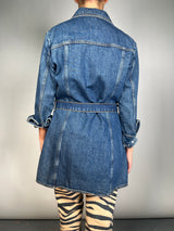 Chaqueta Larga Denim