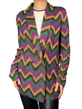 Blazer Ligero Fibras Metalizadas