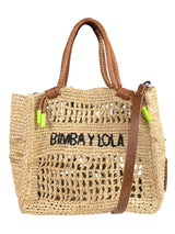 Cartera Shopper Rafia Natural