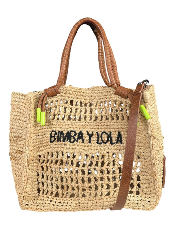Cartera Shopper Rafia Natural