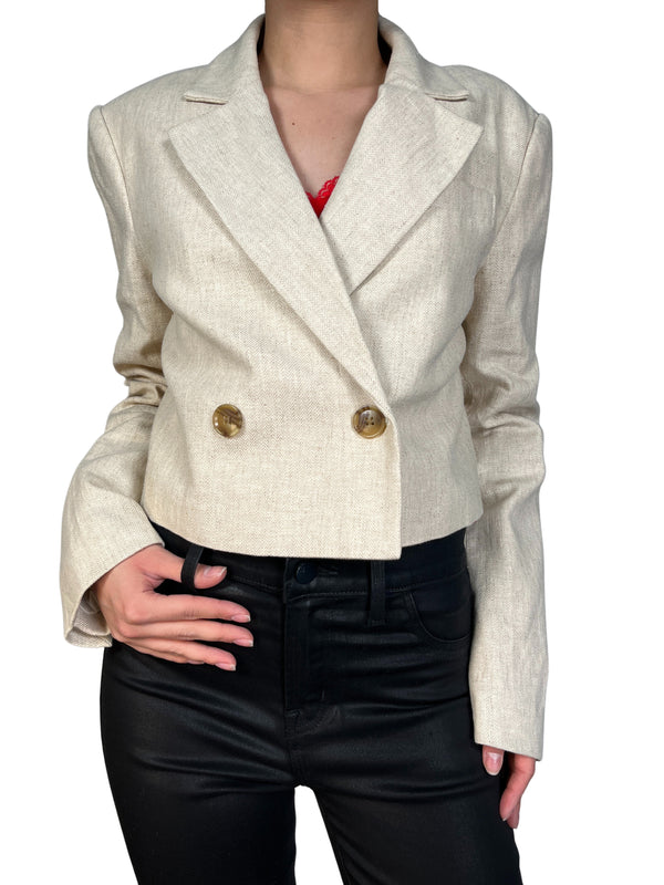 Blazer Corto Lino