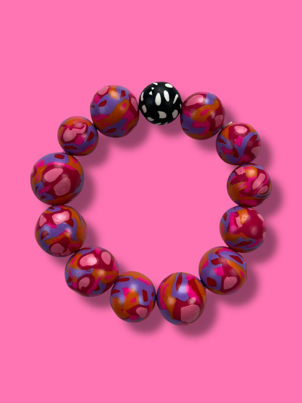 Pulsera Esferas Multicolor