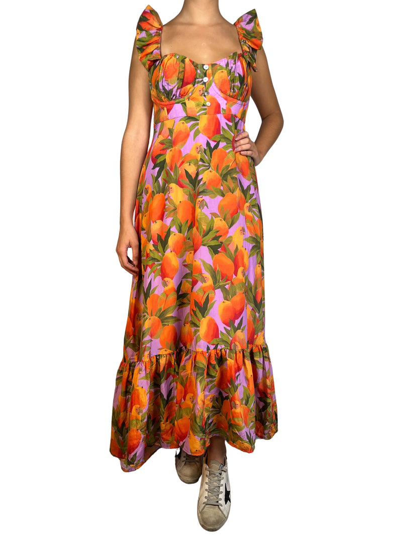 Vestido Mango Macaws