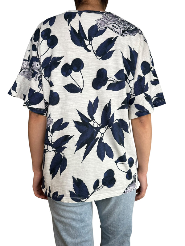 Polera Hojas Azules