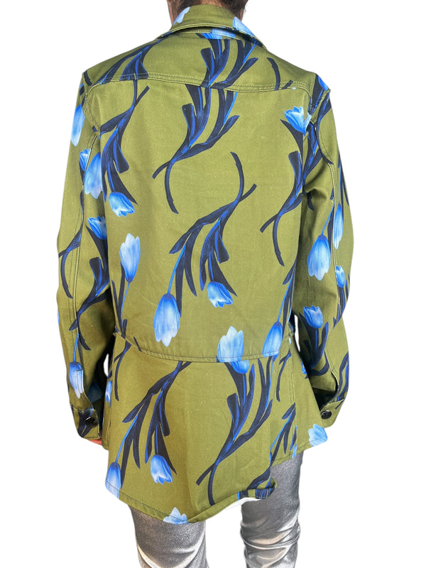 Chaqueta Denim Estampada