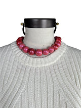 Collar Esferas Rosado