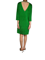 Vestido Tejido Fibras Metalizadas