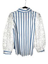Blusa Mangas Encaje