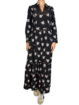 Vestido Viscosa Leopard