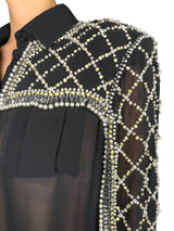 Blusa Seda Balmain x H&M