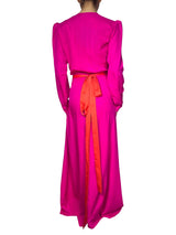 Vestido Wrap Fucsia o Kimono