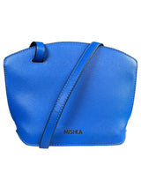 Bandolera Ecocuero Azul