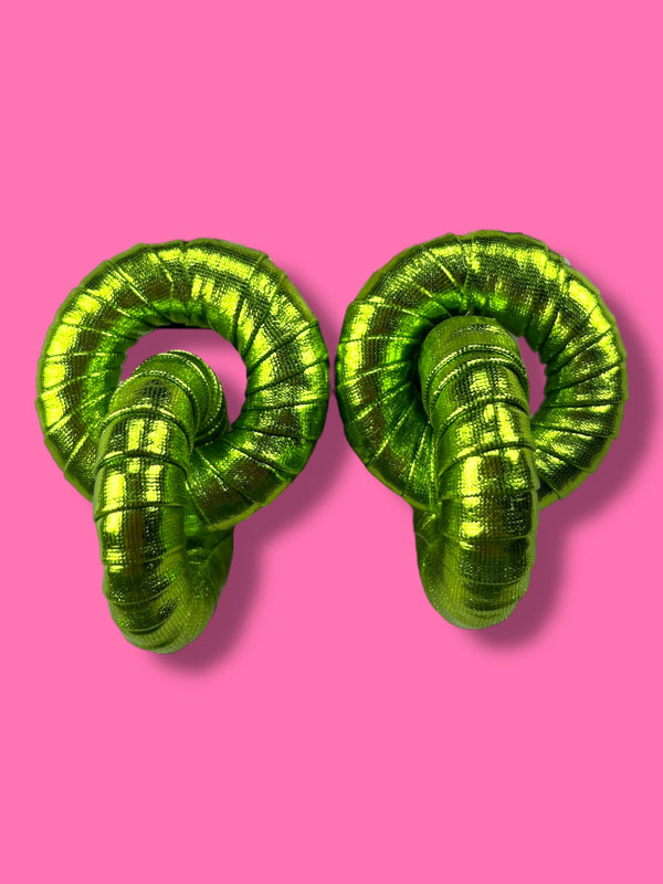 Aros Verde Metallic Mini
