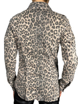 Sobrecamisa Denim Print