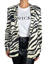 Blazer Print Zebra