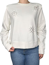 Polerón Blanco Broderie